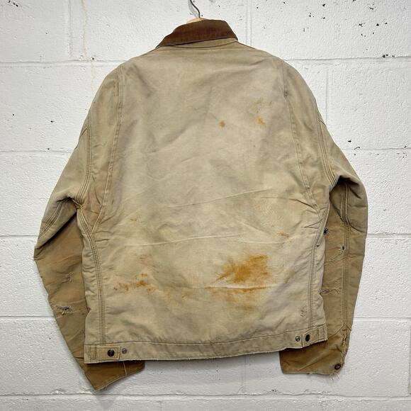 Vintage Carhartt Blanket-Lined Detroit Jacket “Brown” J01 - Picture 2 of 15